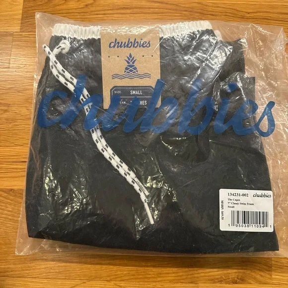 Chubbies Swim Trunks ‘The Capes’. NWT. Small - Picture 3 of 6